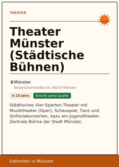Theater Münster (Städtische Bühnen)