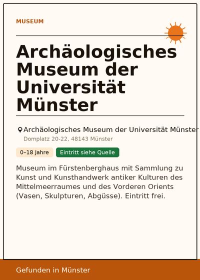 Archäologisches Museum der Universität Münster