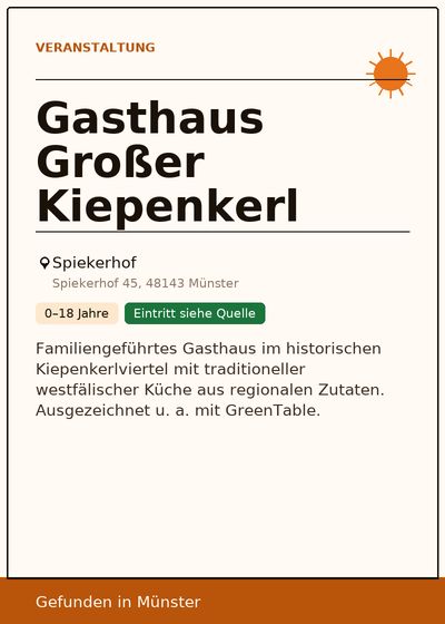 Gasthaus Großer Kiepenkerl