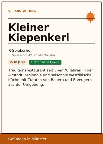 Kleiner Kiepenkerl