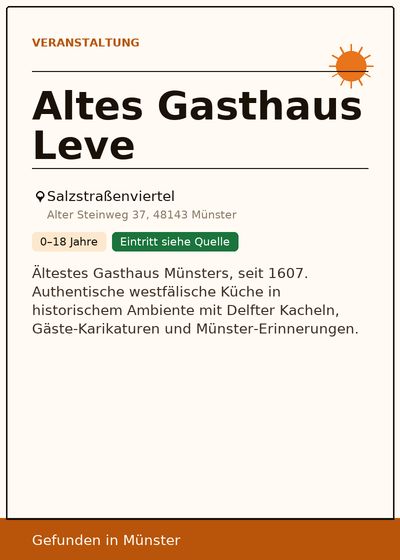 Altes Gasthaus Leve