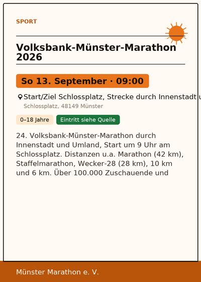 Volksbank-Münster-Marathon 2026