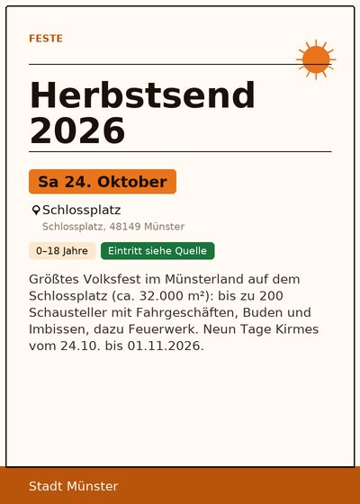 Herbstsend 2026