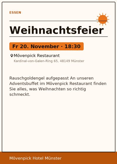 Weihnachtsfeier